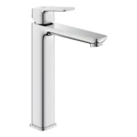 Змішувач для раковини високий Cubeo, розмір XL Grohe 1017290000 Chrome — вид на білому тлі