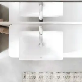 Змішувач для раковини високий Cubeo, розмір XL Grohe 1017290000 Chrome — вид згори