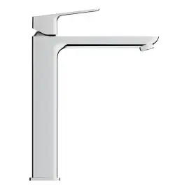 Змішувач для раковини високий Cubeo, розмір XL Grohe 1017290000 Chrome — вид ззаду