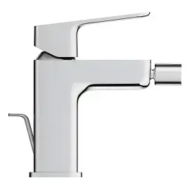Змішувач для біде з донним клапаном Cubeo, розмір S Grohe 1018100000 Chrome — бічний ракурс