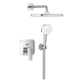 Душова система прихованого монтажу Cubeo з Tempesta 250 без вбудованої частини Smart Box Grohe 1053360000 — вид на білому тлі