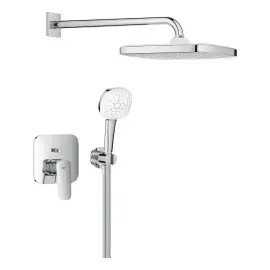 Душова система прихованого монтажу Cubeo з Tempesta 250 без вбудованої частини Smart Box Grohe 1053360000 — деталь крупним планом