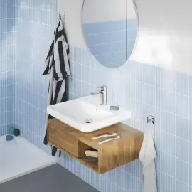 Змішувач для раковини Dice з донним клапаном Push-Open, розмір М Grohe 1018330000 Chrome — вид згори