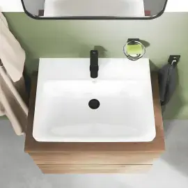 Змішувач для раковини Dice з донним клапаном Push-Open, розмір М Grohe 1018332430 Black — вид згори