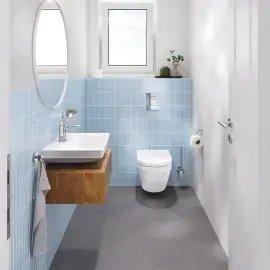 Змішувач для раковини Dice з донним клапаном Push-Open, розмір S Grohe 1018570000 Chrome — вид згори