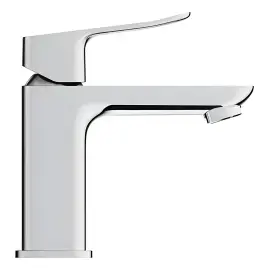 Змішувач для раковини Dice з донним клапаном Push-Open, розмір S, Cold Start Grohe 1018610000 Chrome — вид згори
