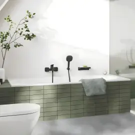 Змішувач для ванни Dice Grohe 1018722430 Black — вид спереду