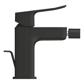 Змішувач для біде Dice з донним клапаном Grohe 1018772430 Black — бічний ракурс