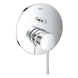 Змішувач для ванни/душу прихованого монтажу Essence Grohe 24167001 Chrome — вид на білому тлі
