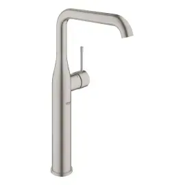 Змішувач для раковини Essence XL-Size Grohe 24170DC1 Steel — вид на білому тлі