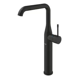 Змішувач для раковини високий Essence, розмір XL Grohe 24170KF1 Phantom Black — вид спереду