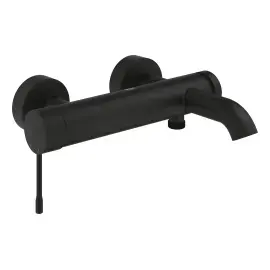 Змішувач для ванни Essence Grohe 25250KF1 Phantom Black — вид на білому тлі