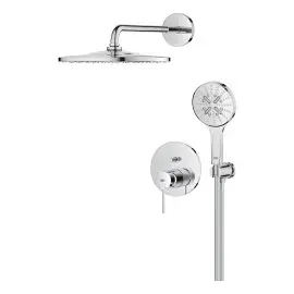 Душова система прихованого монтажу Essence з Rainshower Mono 310 Grohe 25287000 — бічний ракурс