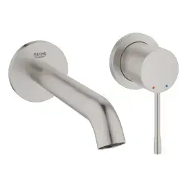 Змішувач для раковини Essence M-Size Grohe 29192DC1 Steel — вид на білому тлі