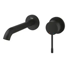 Змішувач для раковини настінний Essence, розмір M Grohe 29192KF1 Phantom Black — бічний ракурс