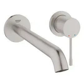 Змішувач для раковини Essence L-Size Grohe 29193DC1 Steel — вид на білому тлі