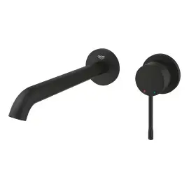 Змішувач для раковини настінний Essence, розмір L Grohe 29193KF1 Phantom Black — вид згори
