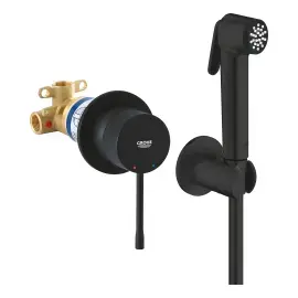 Комплект гігієнічного душу Essence Grohe UA111197243 Black — вид на білому тлі