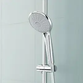 Душовий гарнітур зі стійкою 600 мм Euphoria 110 Mono Grohe 27266001 — бічний ракурс