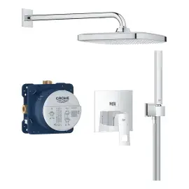 Душова система прихованого монтажу Eurocube з Tempesta 250 Cube Grohe 25289000 — вид спереду