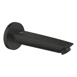 Вилив для ванни Eurosmart Grohe 134482433 Matt Black — вид на білому тлі