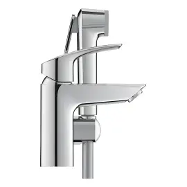 Змішувач для раковини з гігієнічним душем Eurosmart, розмір S Grohe 23124003 — вид спереду