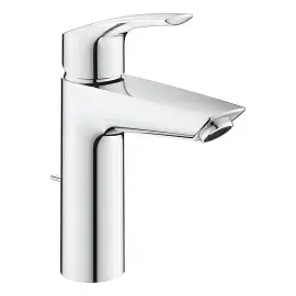 Змішувач для раковини з донним клапаном Eurosmart, розмір M Grohe 23322003 — вид на білому тлі