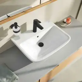 Змішувач для раковини Eurosmart, розмір M Grohe 233242433 Black — вид спереду