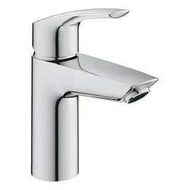 Змішувач для раковини Eurosmart з донним клапаном Push-Open , розмір S Grohe 23922003 — вид на білому тлі