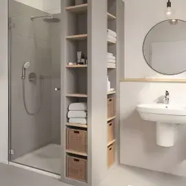 Змішувач для раковини Eurosmart з донним клапаном Push-Open , розмір S Grohe 23922003 — вид згори