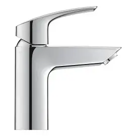 Змішувач для раковини Eurosmart з донним клапаном Push-Open , розмір S Grohe 23922003 — вид ззаду