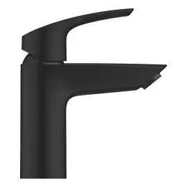 Змішувач для раковини Eurosmart  з донним клапаном Push-Open, розмір S Grohe 239222433 Black — бічний ракурс
