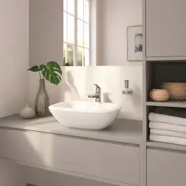 Змішувач для раковини високий Eurosmart, розмір XL Grohe 23971003 Chrome — вид спереду