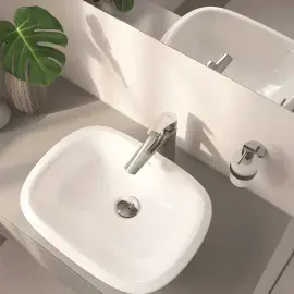 Змішувач для раковини високий Eurosmart, розмір XL Grohe 23971003 Chrome — бічний ракурс
