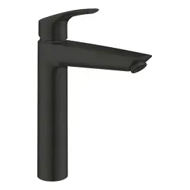Змішувач для раковини високий Eurosmart, розмір XL Grohe 239712433 Matt Black — вид на білому тлі