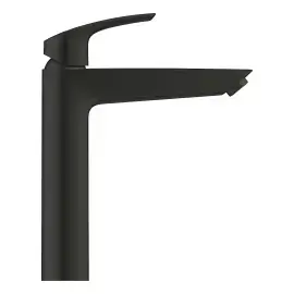 Змішувач для раковини високий Eurosmart, розмір XL Grohe 239712433 Matt Black — вид спереду
