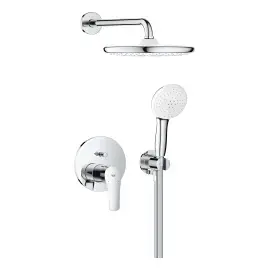 Душова система прихованого монтажу Eurosmart з Tempesta 250 Cube Grohe 25288000 — бічний ракурс