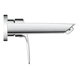 Змішувач для раковини настінний Eurosmart, розмір S Grohe 29337003 — бічний ракурс
