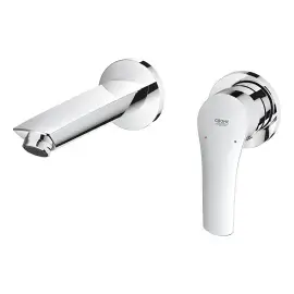 Змішувач для раковини настінний Eurosmart, розмір S Grohe 29337003 — вид згори