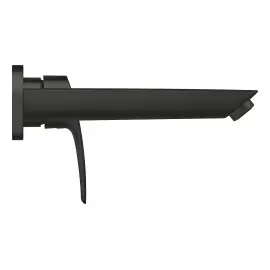 Змішувач для раковини настінний Eurosmart, розмір M Grohe 293382433 Matt Black — вид спереду