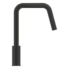 Змішувач для кухні з витяжним виливом Eurosmart Grohe 306192430 Matt Black — вид спереду