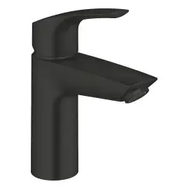 Змішувач для раковини Eurosmart, розмір S Grohe 324672433 Matt Black — вид на білому тлі