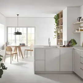 Змішувач для кухні Eurosmart New Grohe 33202003 — бічний ракурс