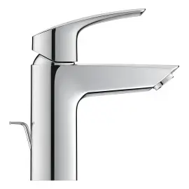 Змішувач для раковини з донним клапаном Eurosmart, розмір S Grohe 33265003 — вид спереду