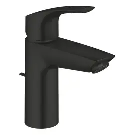 Змішувач для раковини з донним клапаном Eurosmart, розмір S Grohe 332652433 Black — вид на білому тлі