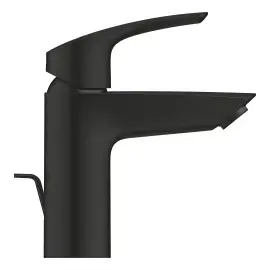 Змішувач для раковини з донним клапаном Eurosmart, розмір S Grohe 332652433 Black — вид спереду