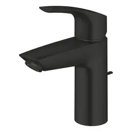 Змішувач для раковини з донним клапаном Eurosmart, розмір S Grohe 332652433 Black — вид згори