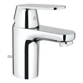 Змішувач для раковини з донним клапаном Eurosmart Cosmopolitan, розмір S Grohe 3282500E — вид на білому тлі