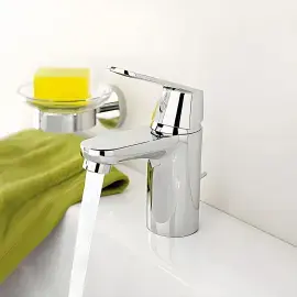 Змішувач для раковини з донним клапаном Eurosmart Cosmopolitan, розмір S Grohe 3282500E — вид спереду