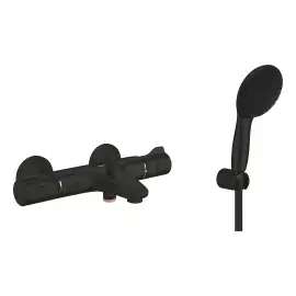 Термостат для ванни Grohtherm 800 з душовим гарнітуром Tempesta 110 Grohe 1022032430 + 261642433 — вид на білому тлі